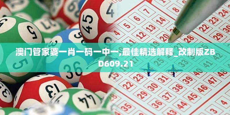 澳门管家婆一肖一码一中一,最佳精选解释_改制版ZBD609.21