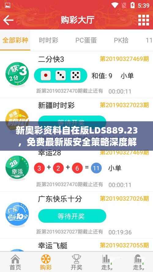 新奥彩资料自在版LDS889.23,免费最新版安全策略深度解析