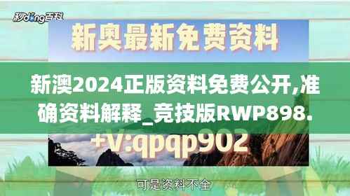 新澳2024正版资料免费公开,准确资料解释_竞技版RWP898.63