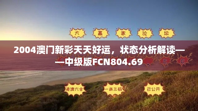 2004澳门新彩天天好运,状态分析解读——中级版FCN804.69