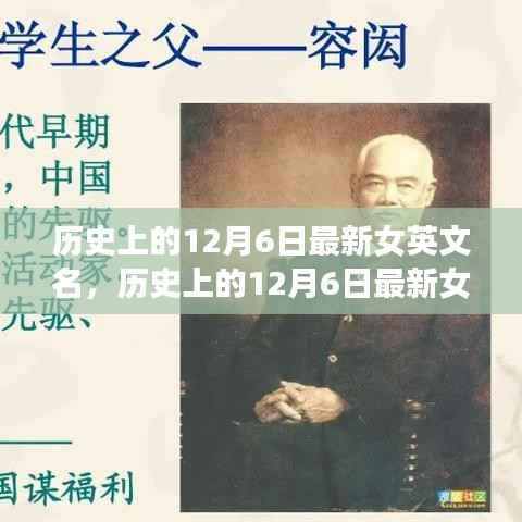 历史上的12月6日,最新女英文名全面评测与介绍