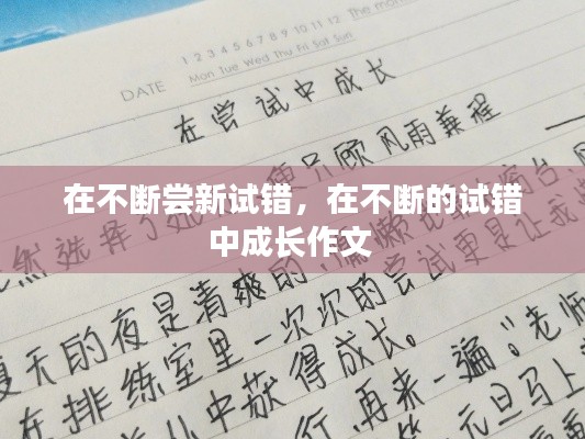 在不断尝新试错，在不断的试错中成长作文 