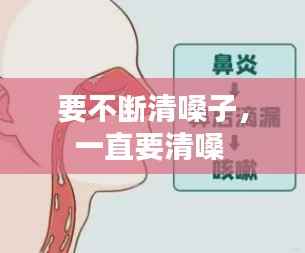 要不断清嗓子，一直要清嗓 