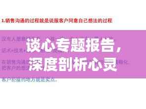 谈心专题报告，深度剖析心灵交流的重要性