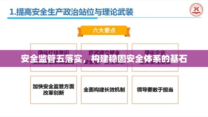 安全监管五落实,构建稳固安全体系的基石