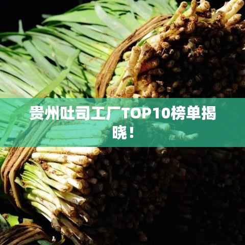 贵州吐司工厂TOP10榜单揭晓!