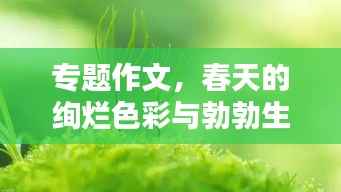 专题作文，春天的绚烂色彩与勃勃生机